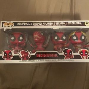 Pop Funko - Deadpool 4 Pack